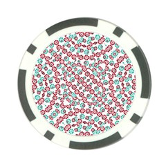 Multicolor Graphic Pattern Poker Chip Card Guard (10 Pack) by dflcprints