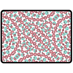 Multicolor Graphic Pattern Fleece Blanket (large)  by dflcprints