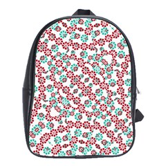 Multicolor Graphic Pattern School Bag (xl) by dflcprints