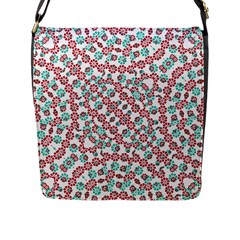 Multicolor Graphic Pattern Flap Messenger Bag (l)  by dflcprints