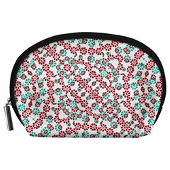 Multicolor Graphic Pattern Accessory Pouches (large)  by dflcprints