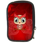 Cute Colorful  Owl, Mandala Design Compact Camera Cases Front