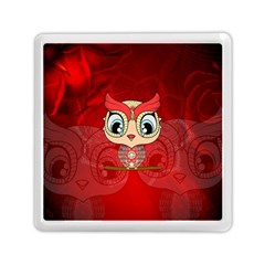 Cute Colorful  Owl, Mandala Design Memory Card Reader (square)  by FantasyWorld7