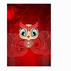 Cute Colorful  Owl, Mandala Design Large Garden Flag (two Sides)