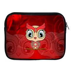 Cute Colorful  Owl, Mandala Design Apple Ipad 2/3/4 Zipper Cases by FantasyWorld7