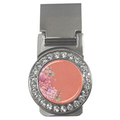 Flower Illustration Rose Floral Pattern Money Clips (cz)  by paulaoliveiradesign