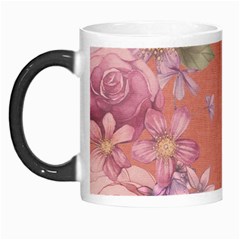 Flower Illustration Rose Floral Pattern Morph Mugs by paulaoliveiradesign