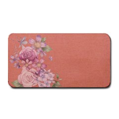 Flower Illustration Rose Floral Pattern Medium Bar Mats by paulaoliveiradesign