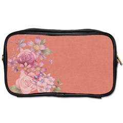 Flower Illustration Rose Floral Pattern Toiletries Bags 2-side by paulaoliveiradesign