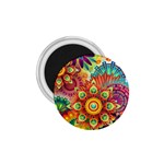 Colorful Abstract Pattern kaleidoscope 1.75  Magnets Front