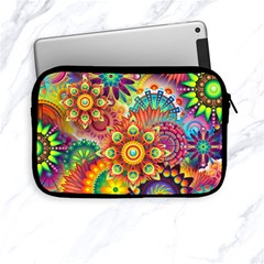 Colorful Abstract Pattern Kaleidoscope Apple Ipad Mini Zipper Cases by paulaoliveiradesign