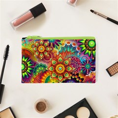 Colorful Abstract Pattern Kaleidoscope Cosmetic Bag (xs) by paulaoliveiradesign