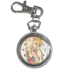 Vintage Floral Illustration Key Chain Watches