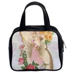 Vintage Floral Illustration Classic Handbags (2 Sides) Front