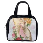 Vintage Floral Illustration Classic Handbags (2 Sides) Back