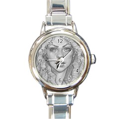 Dreaded Princess  Round Italian Charm Watch