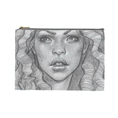 Dreaded Princess  Cosmetic Bag (large)  by shawnstestimony