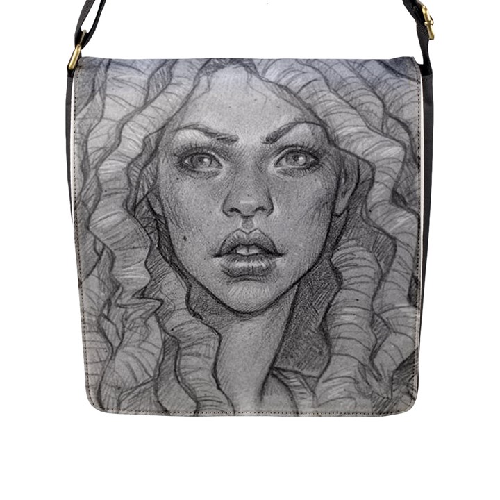 Dreaded Princess  Flap Messenger Bag (L) 