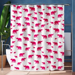 Elephant Pattern Shower Curtain 60  X 72  (medium) 