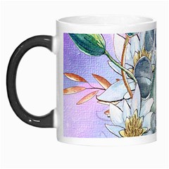 Funny, Cute Frog With Waterlily And Leaves Morph Mugs