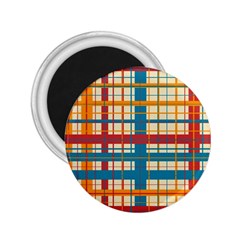 Plaid Pattern 2 25  Magnets by linceazul