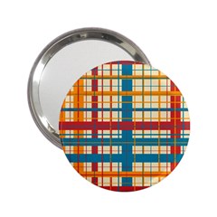 Plaid Pattern 2 25  Handbag Mirrors by linceazul