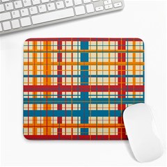 Plaid Pattern Large Mousepads by linceazul