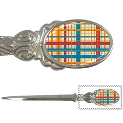 Plaid Pattern Letter Openers by linceazul