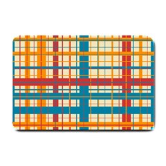 Plaid Pattern Small Doormat  by linceazul