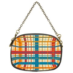 Plaid Pattern Chain Purses (one Side)  by linceazul