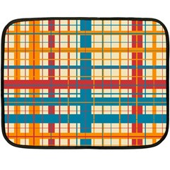 Plaid Pattern Fleece Blanket (mini) by linceazul