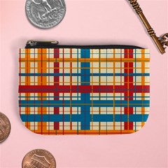 Plaid Pattern Mini Coin Purses by linceazul