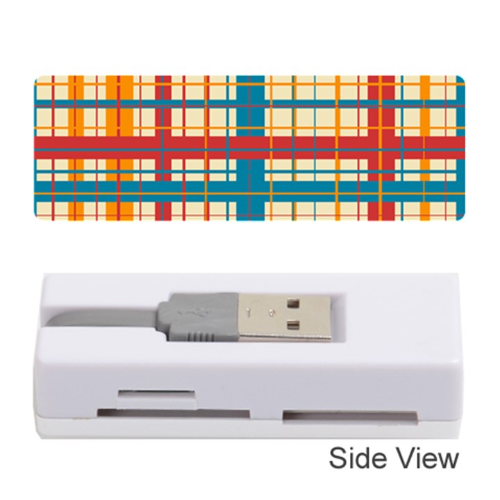 Plaid Pattern Memory Card Reader (Stick) 