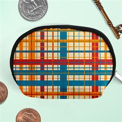 Plaid Pattern Accessory Pouches (medium)  by linceazul