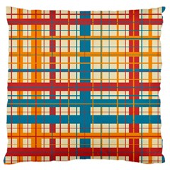 Plaid Pattern Standard Flano Cushion Case (one Side) by linceazul