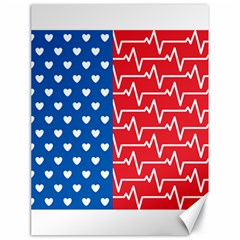 Usa Flag Canvas 18  X 24   by stockimagefolio1