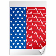 Usa Flag Canvas 20  X 30  