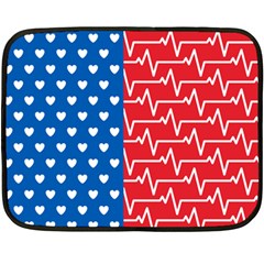 Usa Flag Fleece Blanket (mini) by stockimagefolio1