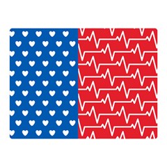 Usa Flag Double Sided Flano Blanket (mini)  by stockimagefolio1