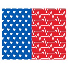 Usa Flag Double Sided Flano Blanket (medium)  by stockimagefolio1