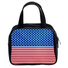 Usa Flag Classic Handbags (2 Sides)