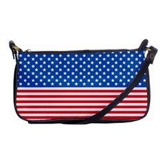 Usa Flag Shoulder Clutch Bags by stockimagefolio1