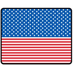 Usa Flag Fleece Blanket (medium)  by stockimagefolio1