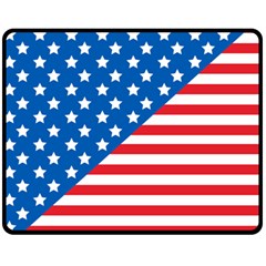 Usa Flag Fleece Blanket (medium) 