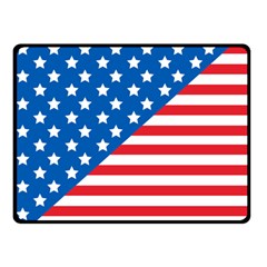 Usa Flag Fleece Blanket (small) by stockimagefolio1