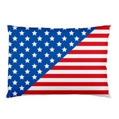 Usa Flag Pillow Case (two Sides)