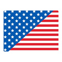 Usa Flag Double Sided Flano Blanket (mini)  by stockimagefolio1