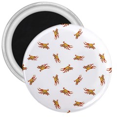 Crabs Photo Collage Pattern Design 3  Magnets by dflcprints