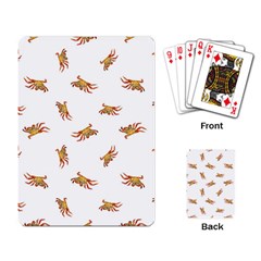 Crabs Photo Collage Pattern Design Playing Card by dflcprints