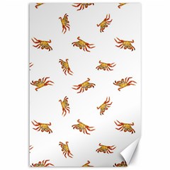 Crabs Photo Collage Pattern Design Canvas 12  X 18   by dflcprints